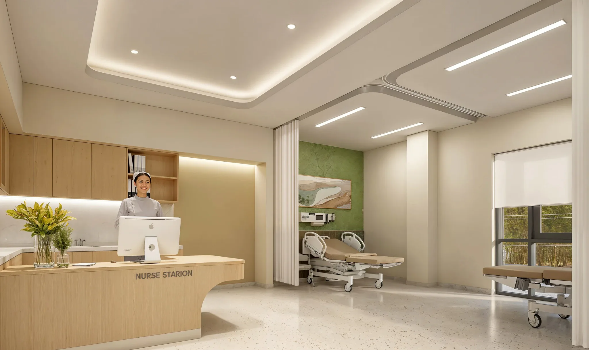 Quầy điều dưỡng và phòng chăm sóc